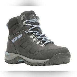 Wolverine Chisel 6 inch Hiker | Womens Soft Toe Work Boots in Black